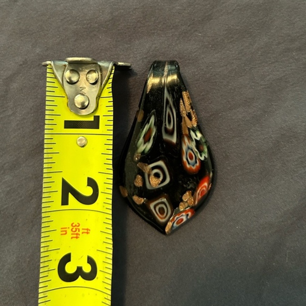 Hand blown glass pendant